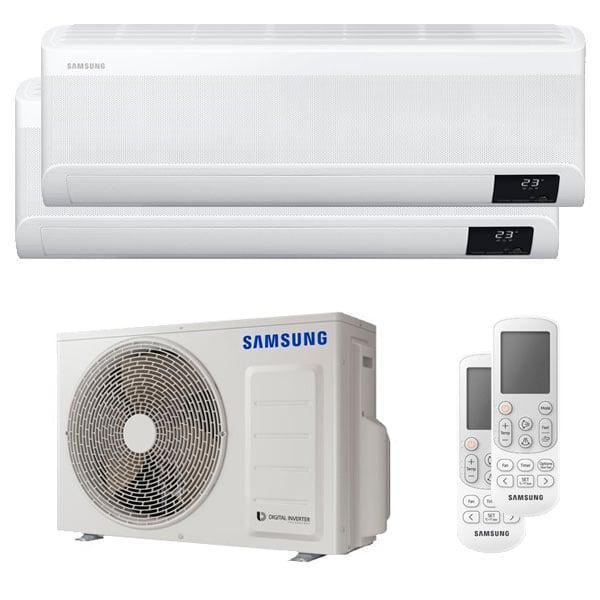 Condizionatore Samsung Windfree Avant S2 12000+12000 BTU dual split Wi-Fi A+++ AJ050TXJ2KG/EU + AR70F12C1AWNEU + AR70F12C1AWNEU