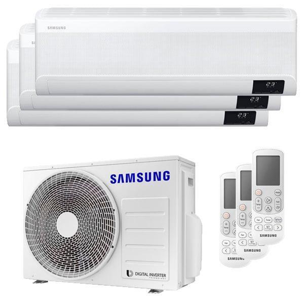 Condizionatore Samsung Windfree Avant S2 9000+9000+9000 BTU trial split Wi-Fi A+++ AJ052TXJ3KG/EU + AR70F09C1AWNEU + AR70F09C1AWNEU + AR70F09C1AWNEU