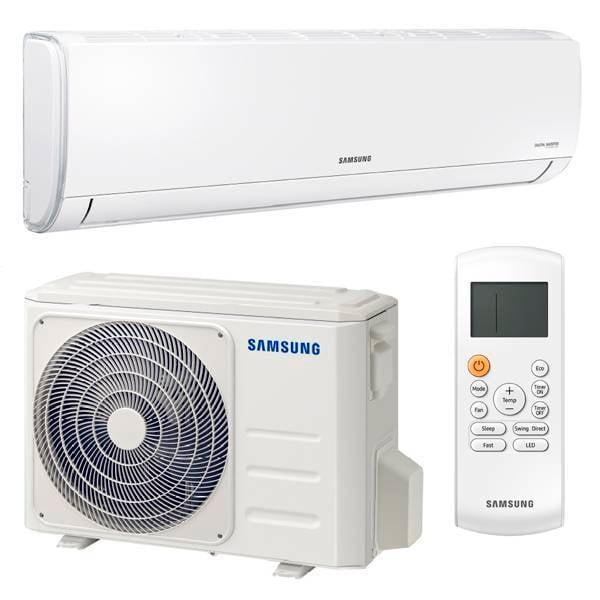 Kit condizionatore Samsung serie AR40, 12000 BTU, monosplit, unitu00e0 interna + unitu00e0 esterna,  AR40H12C1AMNEU + AR40H12C1AMXEU