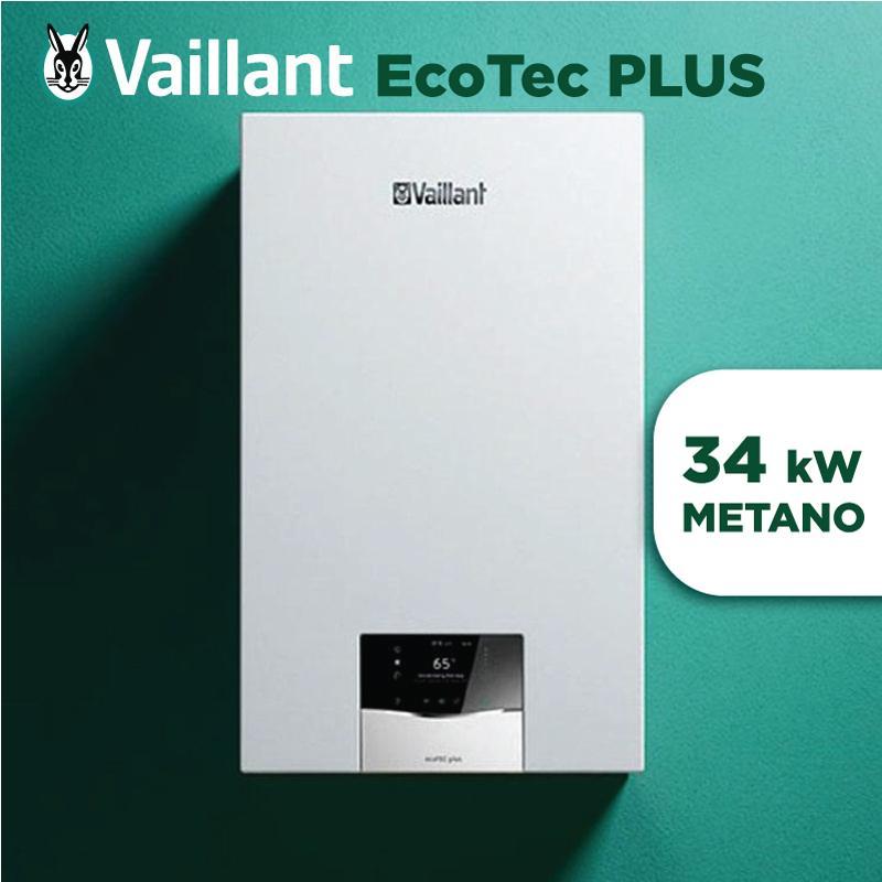 Caldaia murale a condensazione VAILLANT ecoTEC PLUS VMW 35CS/1-5, gas metano, da interno, 34 kW, VAI 0010022024