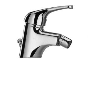 Rubinetto miscelatore bidet monocomando  creta 100, pai 42cr306, monoforo, scarico automatico 1 e 1/4