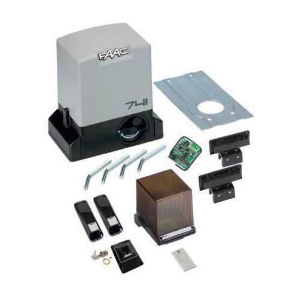 Automazione motore cancello scorrevole FAAC DELTA 3 KIT 230V SAFE