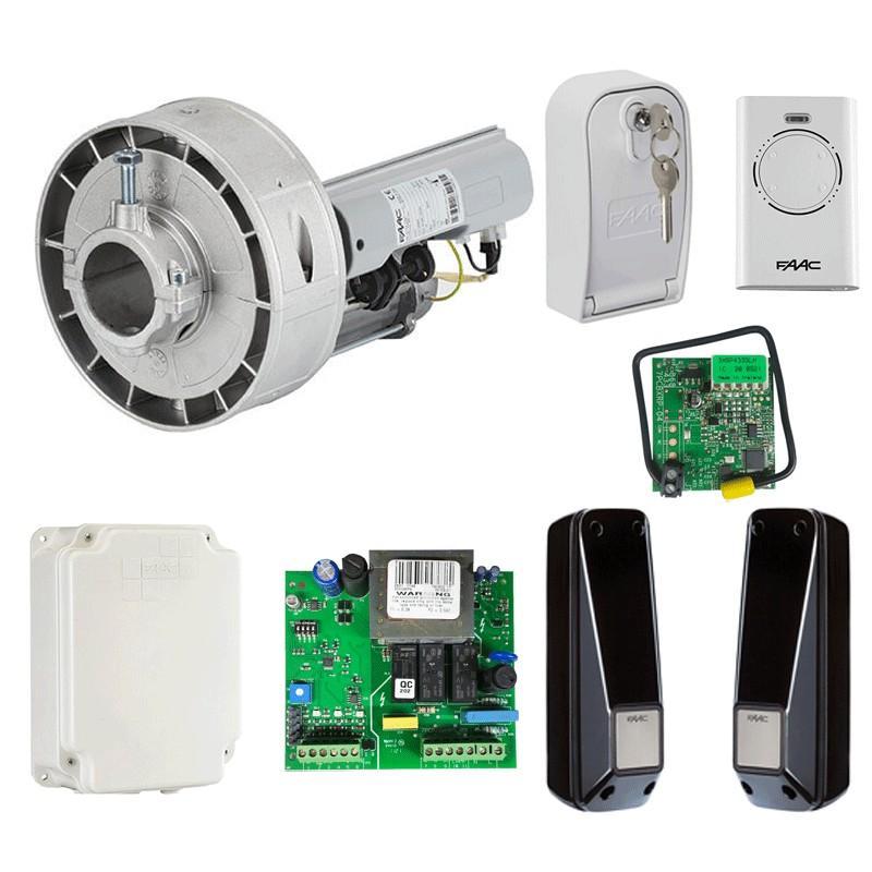 Kit automazione motore elettrico per serrande o tapparelle FAAC ROTOR KIT PERFECT, fino a 170 kg
