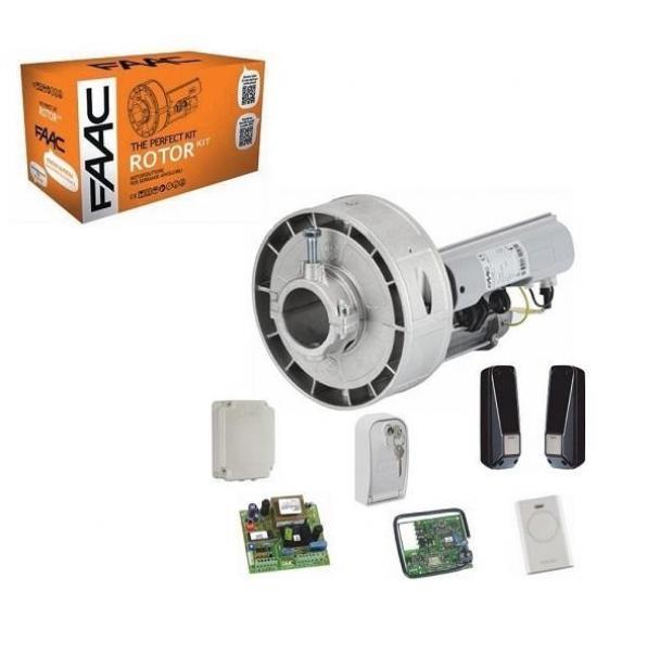 Kit automazione motore elettrico per serrande o tapparelle FAAC ROTOR KIT PERFECT, fino a 170 kg