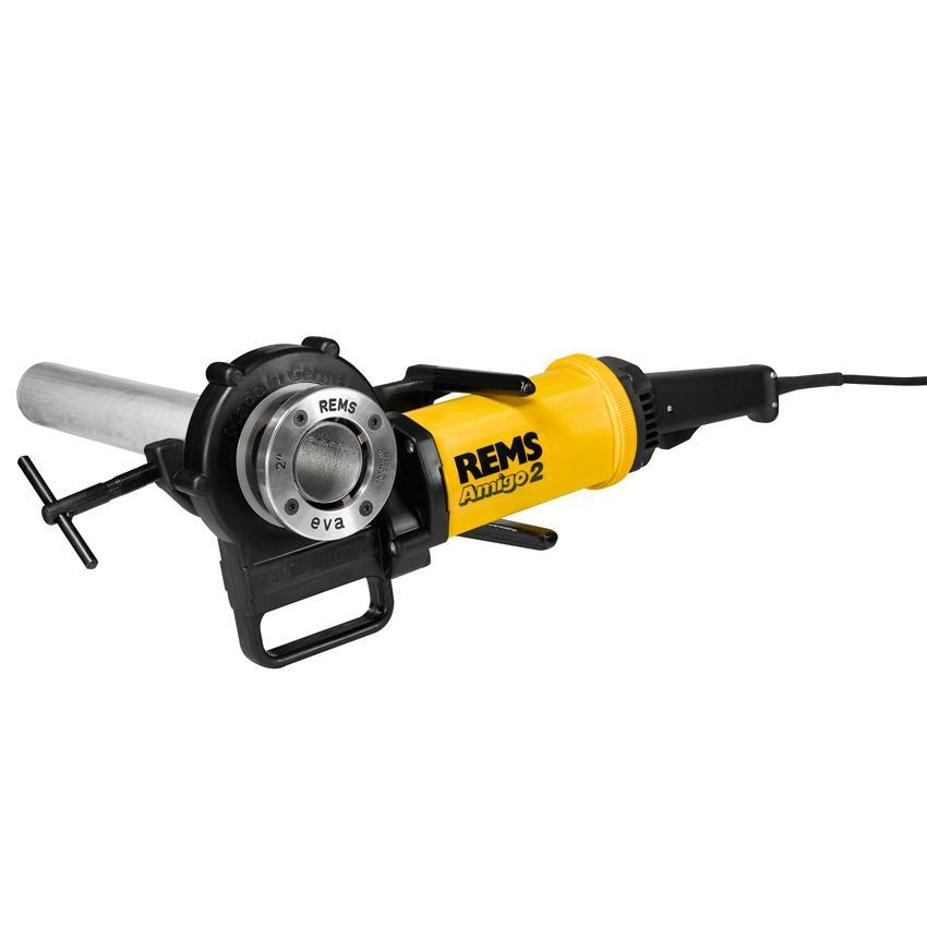 Filiera elettrica con bussole a ricambio rapido REMS 540020 R220 Amigo 2 Set R 1/2 - 2