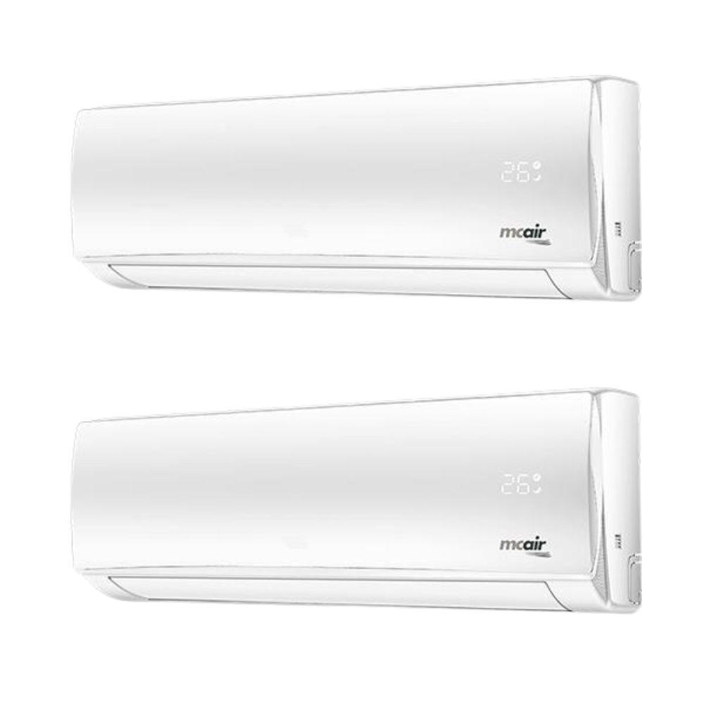 unitu00e0 interne climatizzatore dual split MCAIR installazione parete bianco