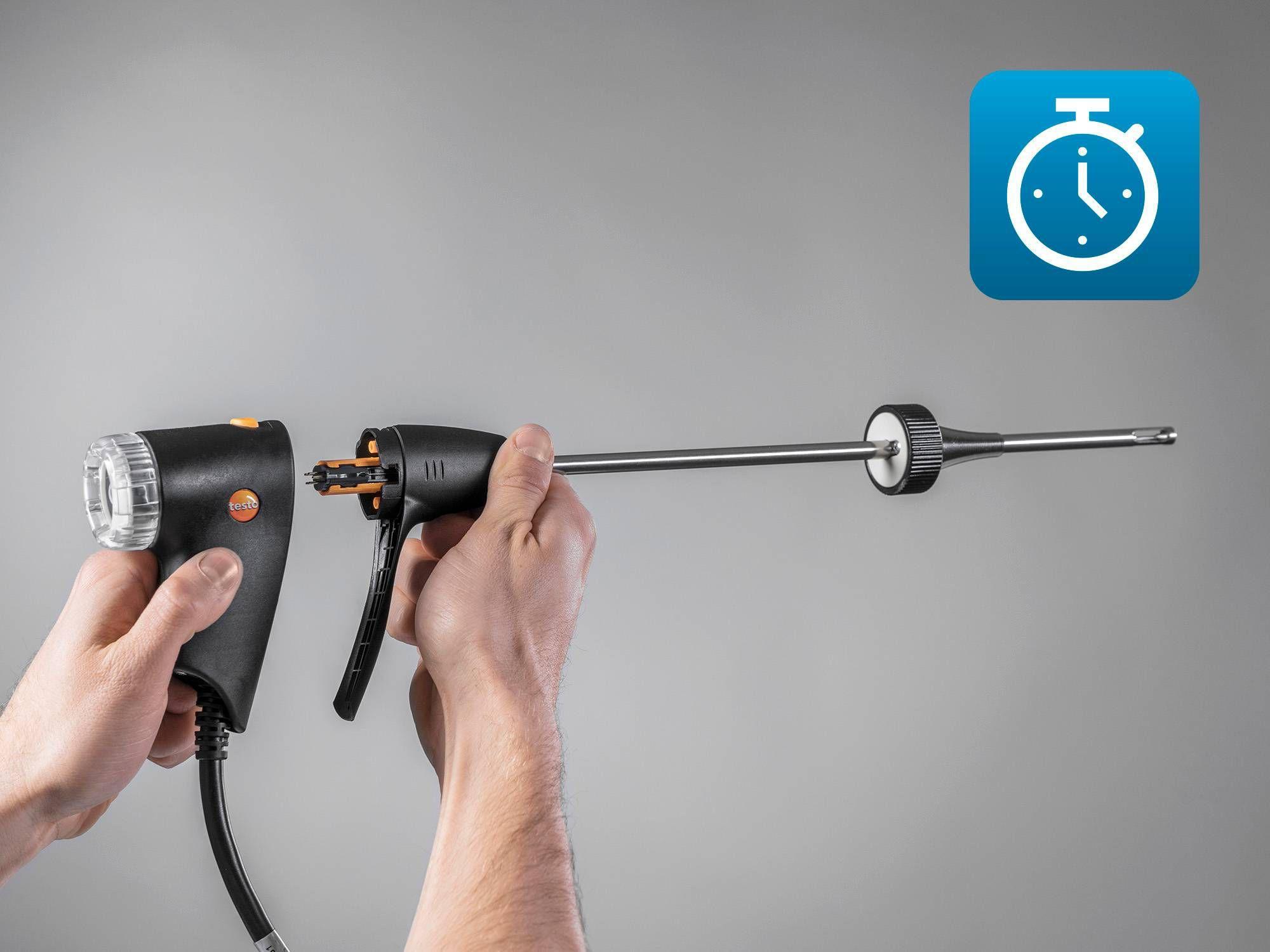 Assemblaggio rapido sonda per analizzatore di combustione TESTO 300