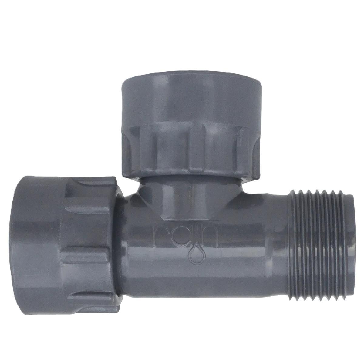 Raccordo PVC Tee 2 FxFxM C/Ghiera Rain 145.1100000