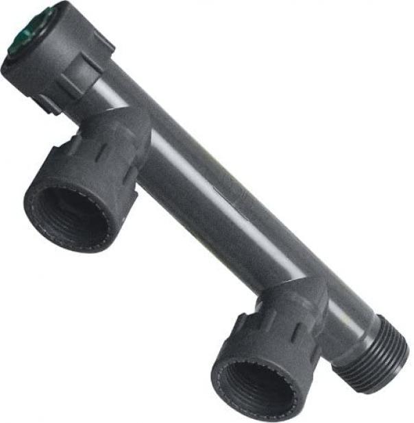Raccordo collettore per irrigazione RAIN MANIFOLD PVC 2 vie, con ghiera