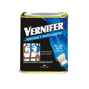 Smalto antiruggine brillante marrone vernifer ml 750  543030