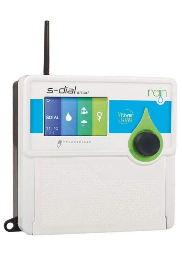 Centralina programmatore irrigazione RAIN S-DIAL 9 STAZIONI, 24VAC OUTDOOR, da esterno.
