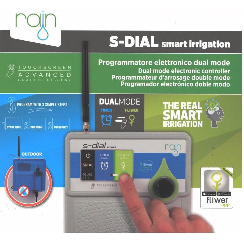 Centralina programmatore irrigazione RAIN S-DIAL 9 STAZIONI, 24VAC OUTDOOR, da esterno.