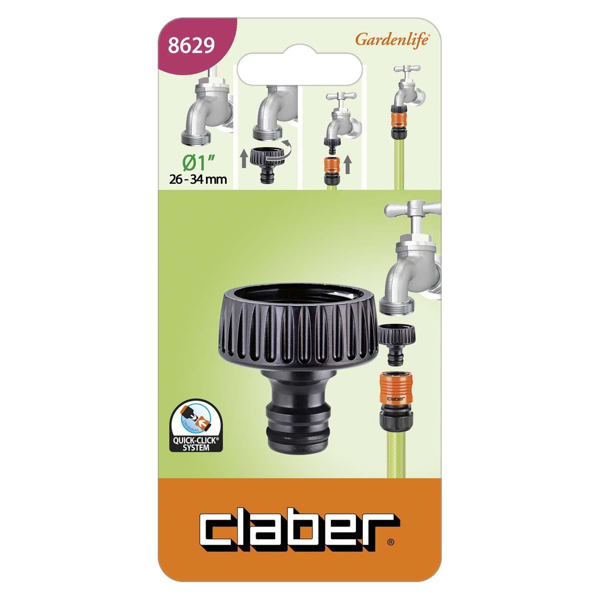 Presa per rubinetto a scatto 1 pollice CLABER 8629