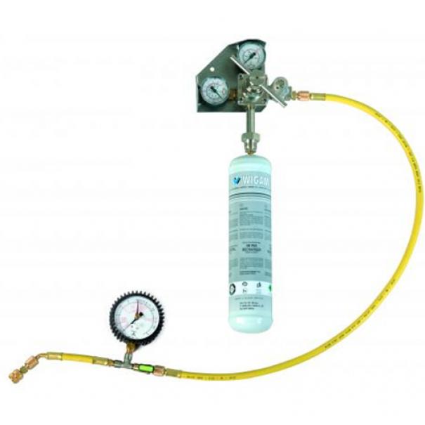Kit di pressurizzazione con azoto WIGAM K-AZ200-50/BN2, WIG 13005017001, attacchi bombole W 21,7 x 1/14 M