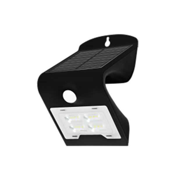 Lampada LED con pannello solare NETELEC SO4, con sensore di movimento, 2W, nera, MCI IOFARSOL1N