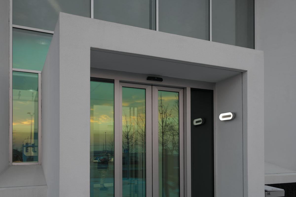 Lampada applique LED LOMBARDO ROSS 280, 13W, 1560 lumen, colore luce bianca naturale 4000K, colore decorazione nero