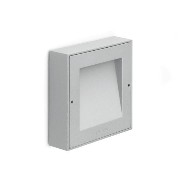 Luce segnapasso LED LOMBARDO KOI 110, 6W, 750 lumen, colore luce bianco naturale 4000K, colore scocca grigio high tech
