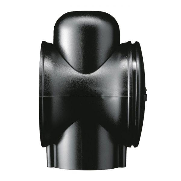 Adattatore palo still u00d860 per plafoniere LOMBARDO, colore nero.