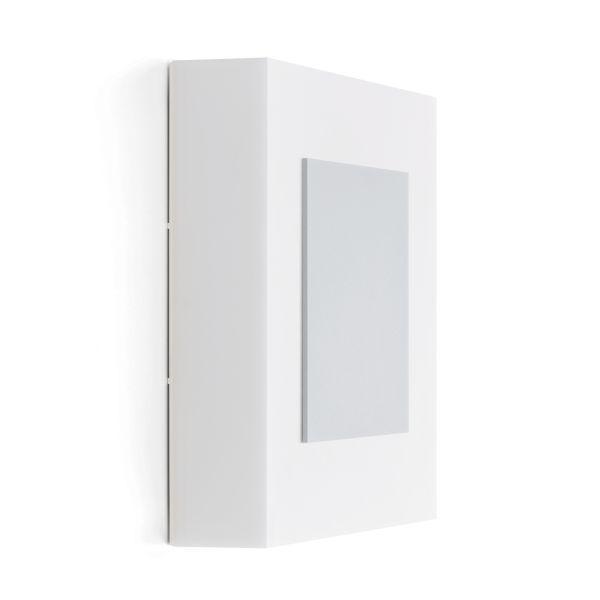 Lampada applique LED LOMBARDO ART 250 MASK, 17W, 2040 lumen, colore luce bianca naturale 4000K, colore decorazione grigio high tech. 