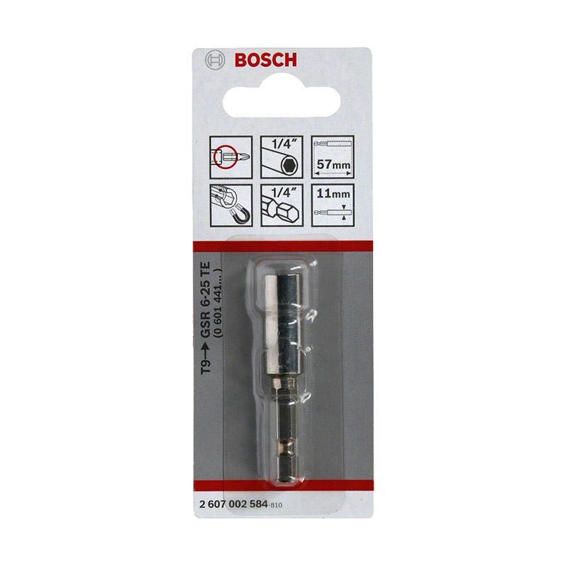 Portabit supporto universale magnetico per punte trapano e avvitatore BOSCH 2607002584, 1/4 x 57 mm.