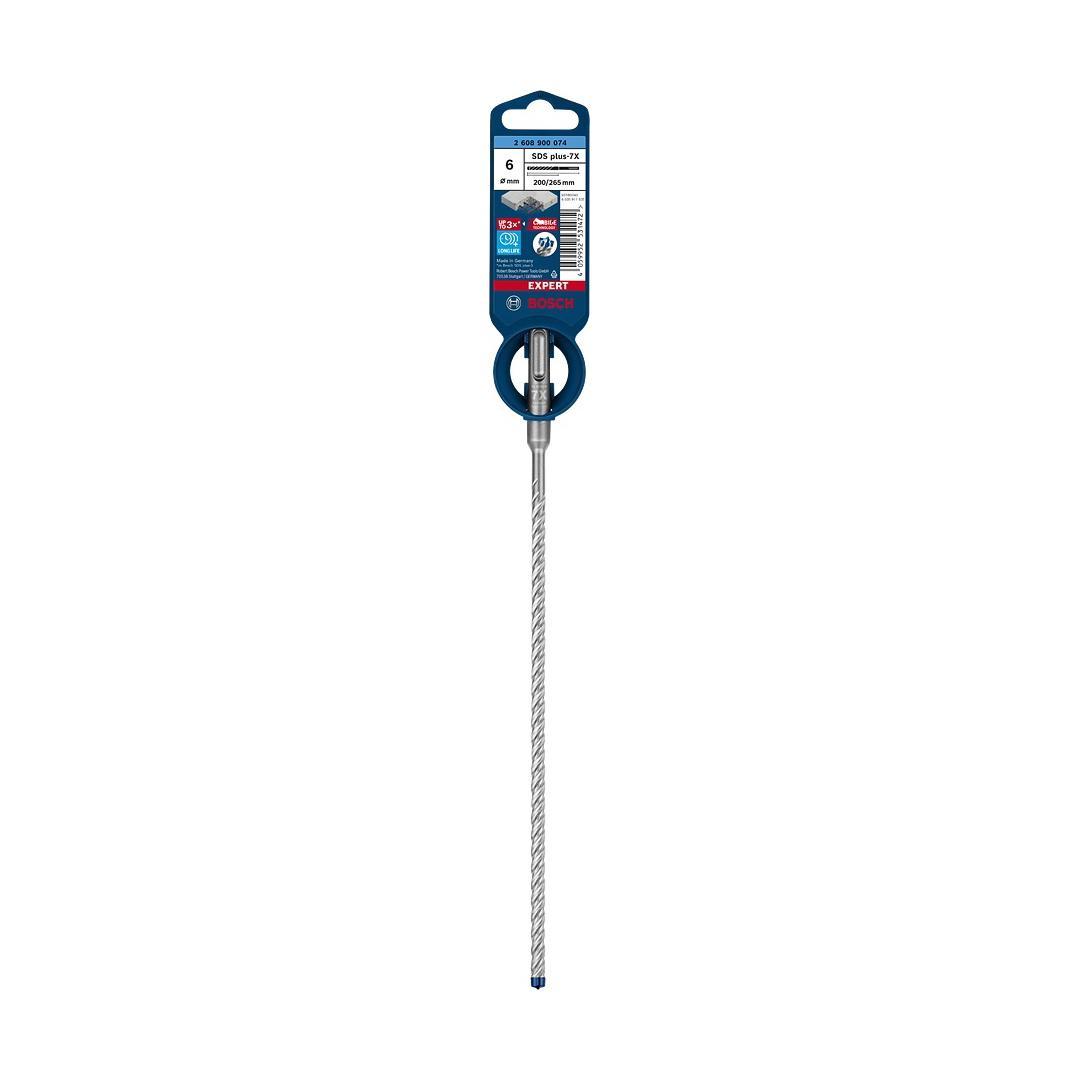 Punta per martelli perforatori BOSCH EXPERT SDS PLUS-7X 6x200x265 mm