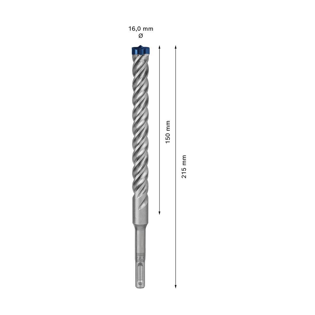Punta per martelli perforatori BOSCH EXPERT SDS PLUS-7X 16x150x215 mm