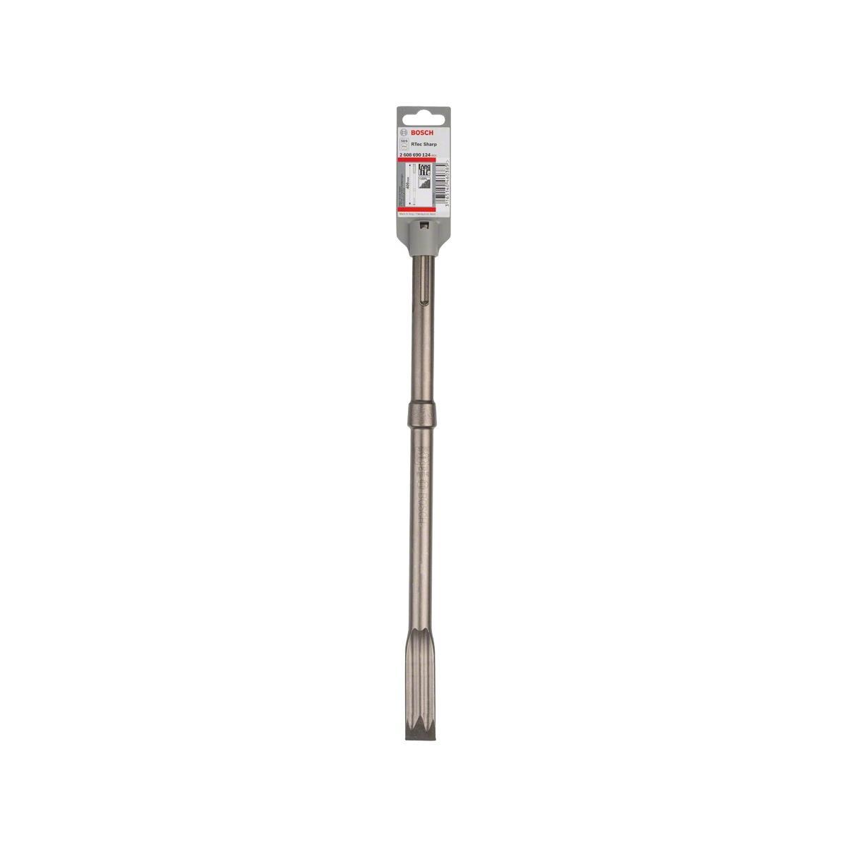 Scalpello piatto per martelli perforatori demolitori BOSCH SDS MAX RTEC SHARP, 25x400 mm