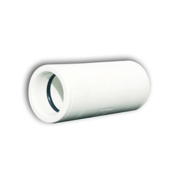 Manicotto di giunzione per tubo scarico condensa TCR-21 TECNOSYSTEMI, TEC 11126313, bianco