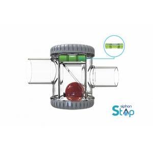 Sifone a secco orizzontale antiodore per scarico condensa ø 21 mm  siphon stop scd300004