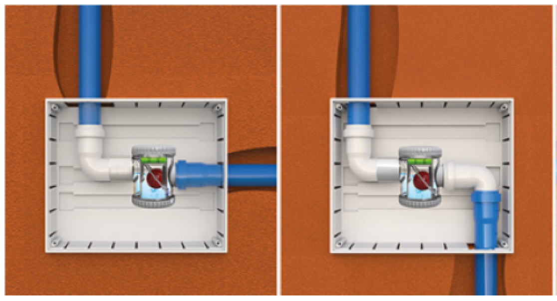 Sifone a secco orizzontale antiodore TECNOSYSTEMI SIPHON STOP SCD300004, trasparente, per scarico condensa condizionatore