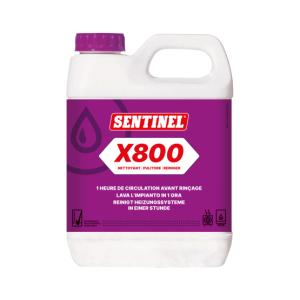 Pulitore rapido per impianti di riscaldamento e raffrescamento liquido tecnico  x800 pulitore ultra 1 l x800l-12x1l-exp