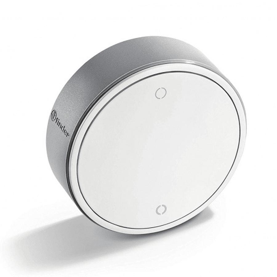 Pulsante wireless 2 canali per sistemi domotici FINDER BEYON YESLI, colore bianco, FIN 1Y13B10
