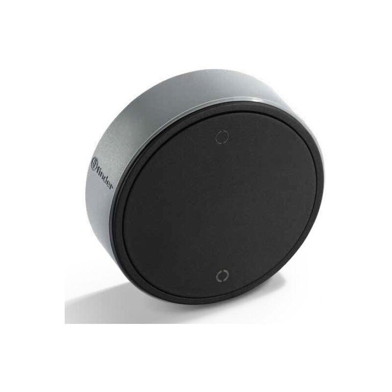 Pulsante wireless 2 canali per sistemi domotici FINDER BEYON YESLI, colore nero, FIN 1Y13B12