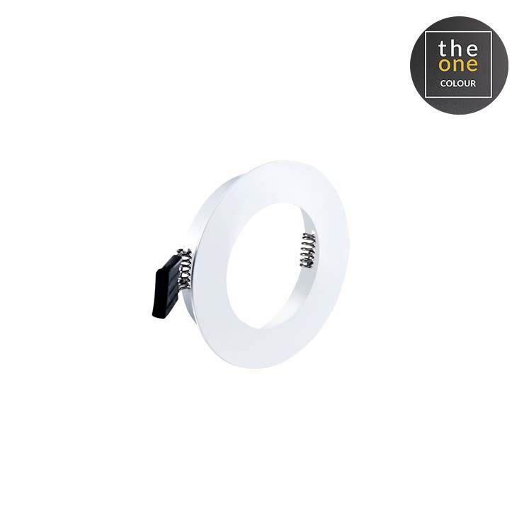 Telaio faretto a incasso per LEDS C4 PLAY OPTICS, tondo, colore finitura bianco, lampadina NON inclusa.