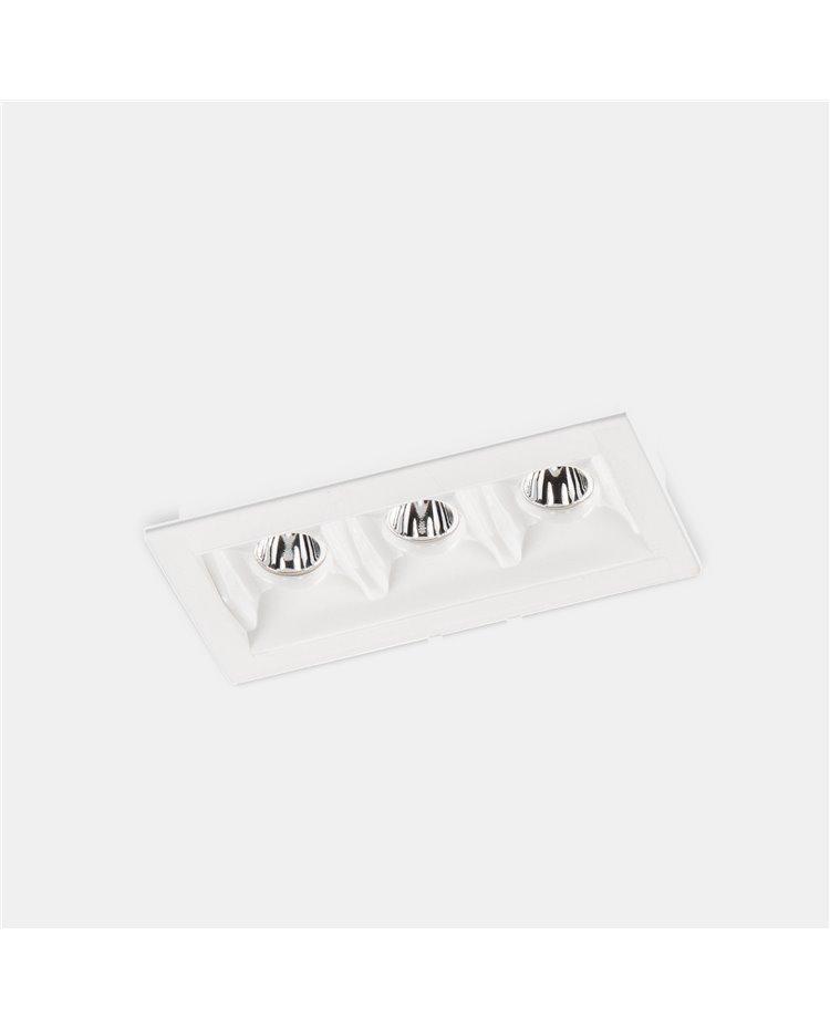 Faretto LED da soffitto LEDS C4 BENTO STANDARD, 3 luci, trimless, 6W, 90-6367-14-14