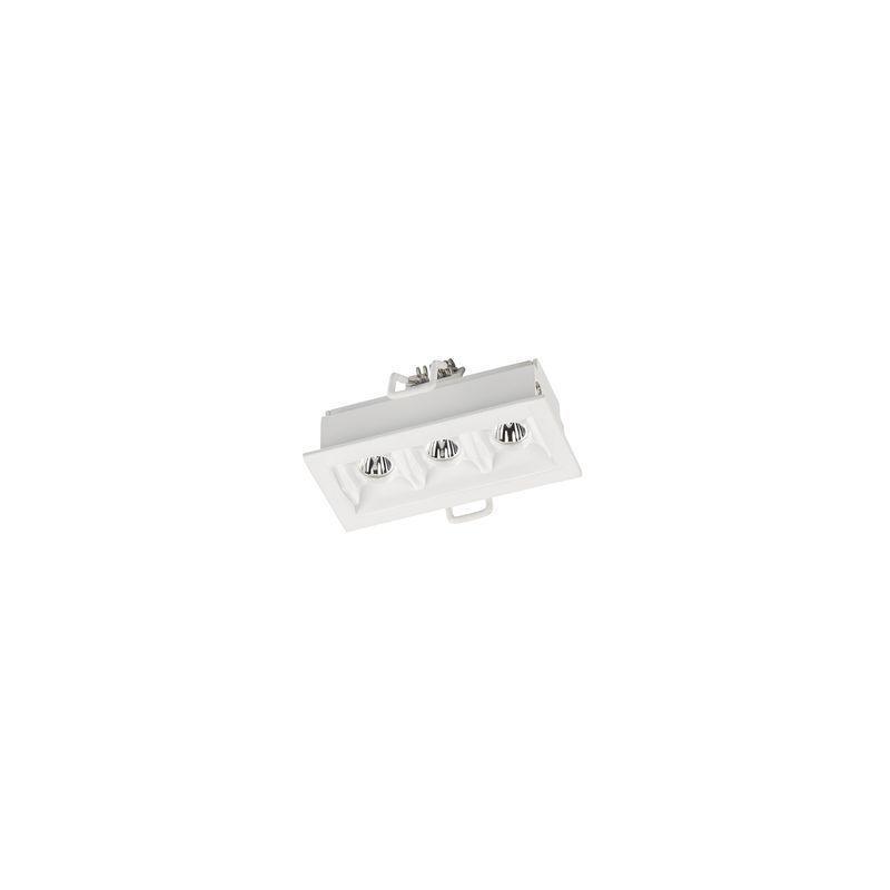Faretto LED da soffitto LEDS C4 BENTO STANDARD, 3 luci, trimless, 6W, 90-6367-14-14