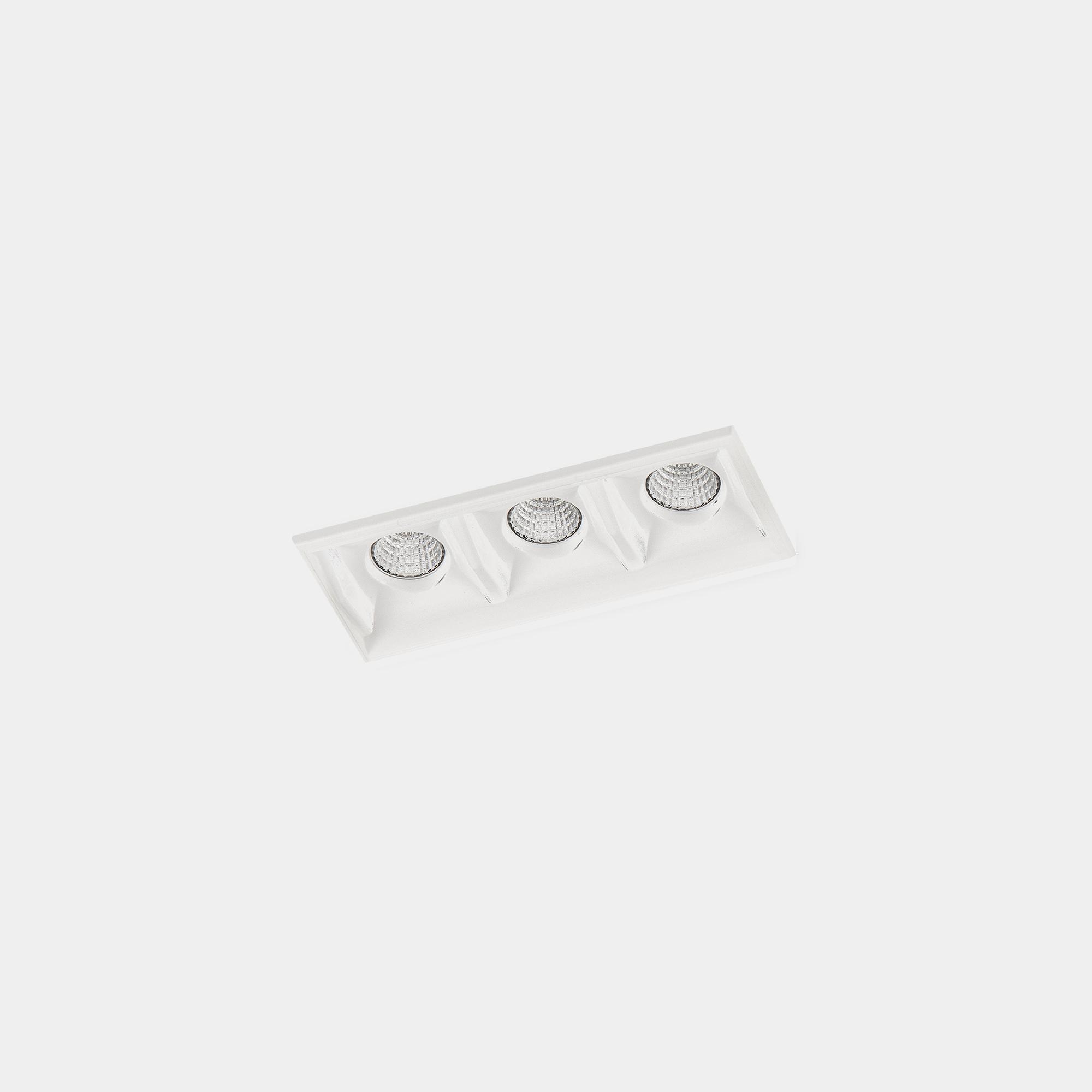 Faretto LED da soffitto LEDS C4 BENTO STANDARD, 3 luci, trimless, 6W, LED 90-6164-14-14