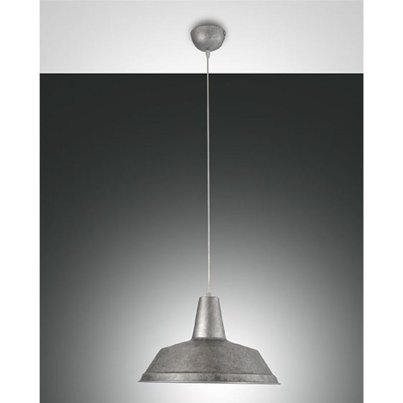 Lampada lampadario a sospensione FABAS SLIGO OLD SILVER, lampadina non inclusa