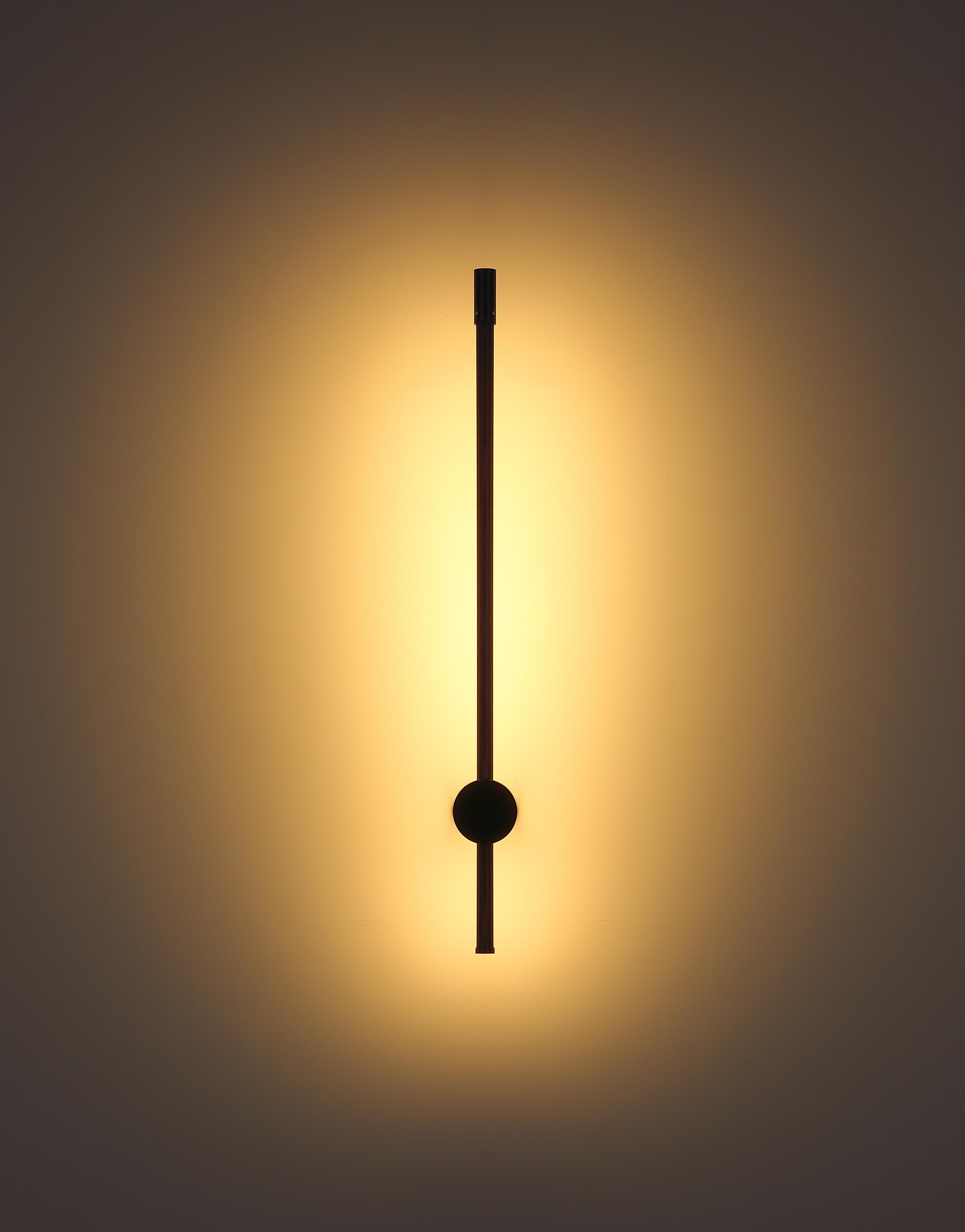 Lampada applique GLOBO CHASEY, lampadina LED inclusa 12W 75 lm, da parete, color oro, GLB 78407-12B.