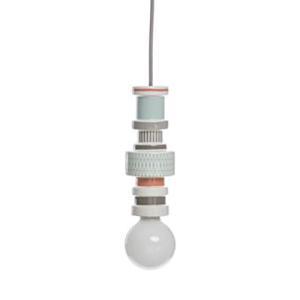 Lampadario a sospensione o appoggio  moresque, ø 8 cm, h 20 cm, in porcellana, slt 07094