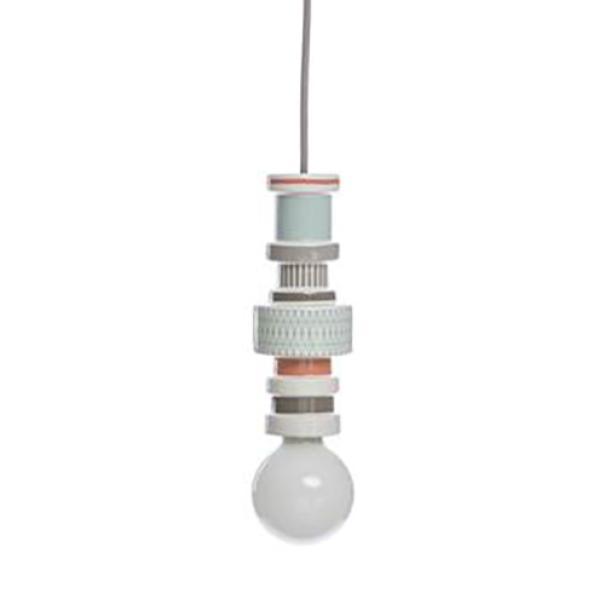Lampadario a sospensione o appoggio SELETTI MORESQUE, u00f8 8 cm, h 20 cm, in porcellana, SLT 07094