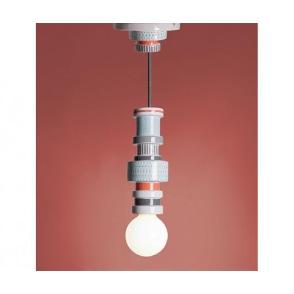 Lampadario a sospensione o appoggio SELETTI MORESQUE, u00f8 8 cm, h 20 cm, in porcellana, SLT 07094