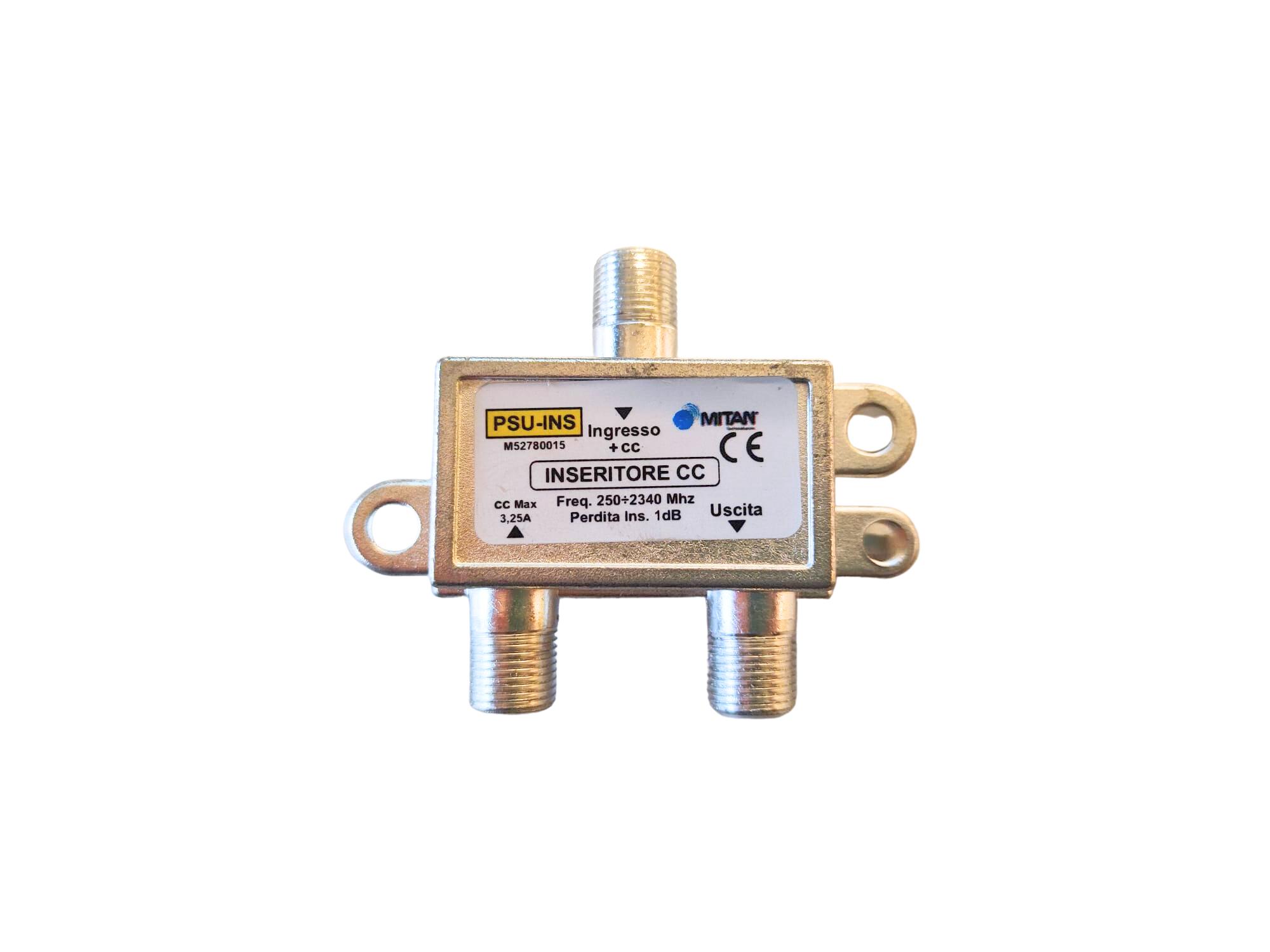 Inseritore di corrente per multiswitch segnale TV SAT MITAN PSU-INS POWER INSERTER, per dSCR, MIT M52780015
