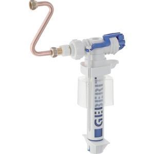 Rubinetto a galleggiante per cassette wc,  380, allacciamento idrico laterale, 3/8, codolo in ottone, geb 240.784.00.1
