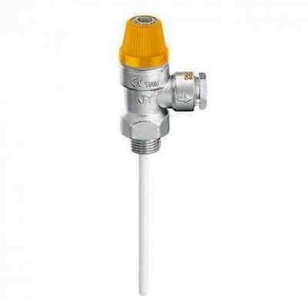 Valvola di sicurezza combinata temperatura pressione per impianti solari CALEFFI TP