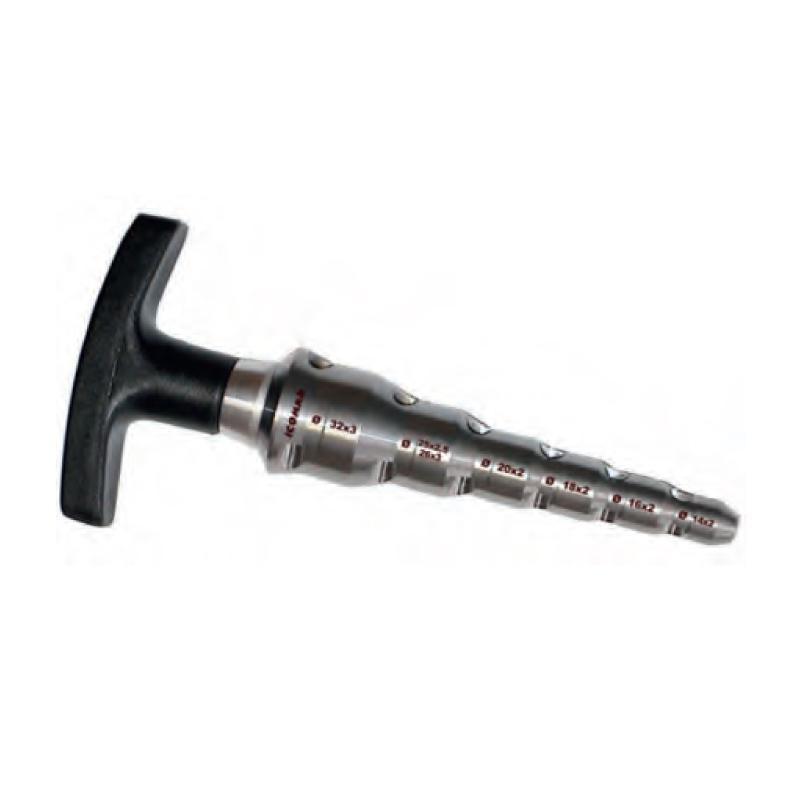 Calibratore sbavatore BERNASCONI FABER per tubi multistrato, 14/32 mm, BRN 0826.000
