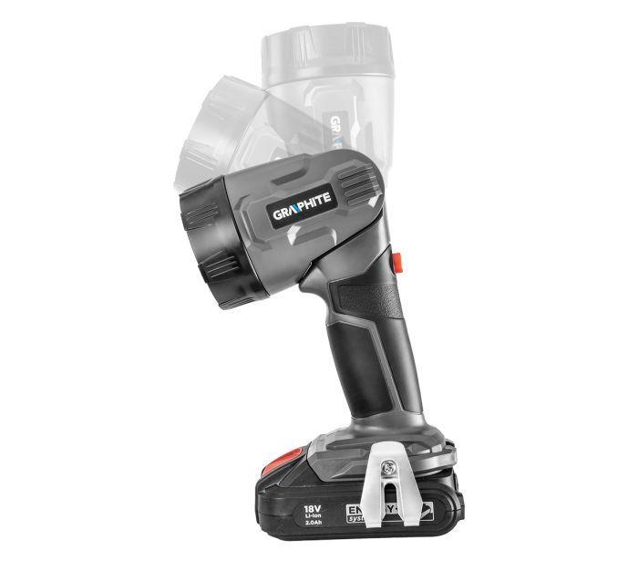 Torcia a batteria Energy+ 18V TOPEX, Li-Ion, Batteria NON inclusa