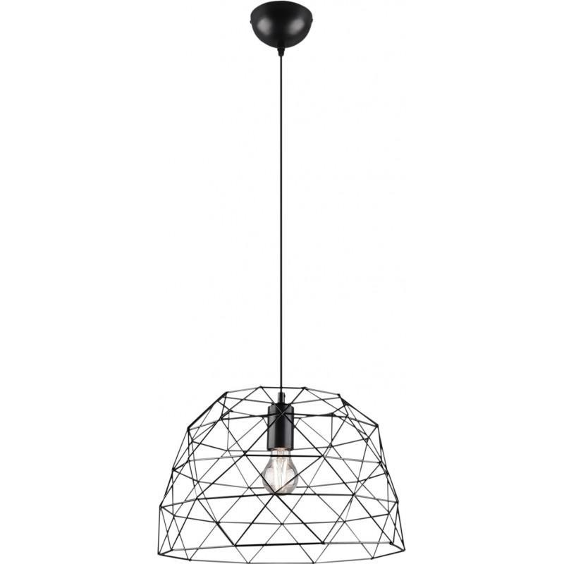 lampadario metallo nero