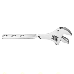 Chiave regolabile a rullino spirale in acciaio cromato apertura 0 27 mm lunghezza 250 mm  35d561