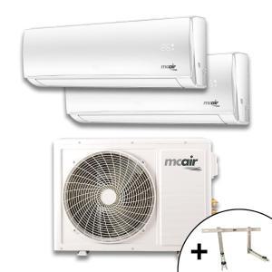 Condizionatore  iris 12000+12000 btu dual split wi-fi a+ staffa inclusa madual1212 + ma1232uim + ma1232uim
